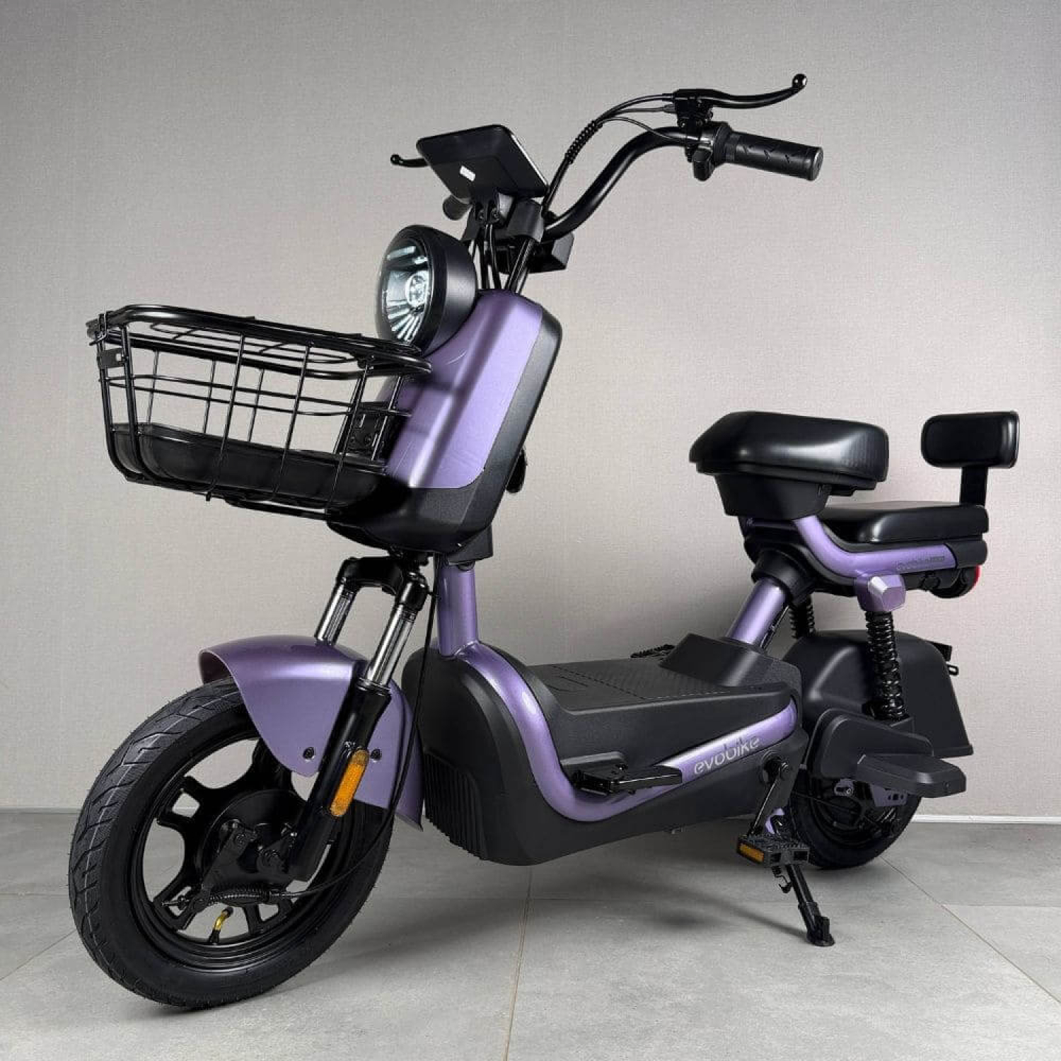 Электровелосипед EVOBIKE ATLAS 14 дюймов 600Вт 48В 20Ач Фиолетовый, Фото 1