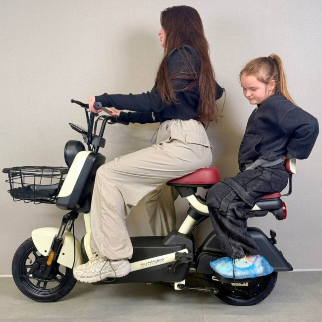 Електровелосипед EVOBIKE ATLAS 14 дюймів 600Вт 48В 20Аг Фіолетовий, Фото 6