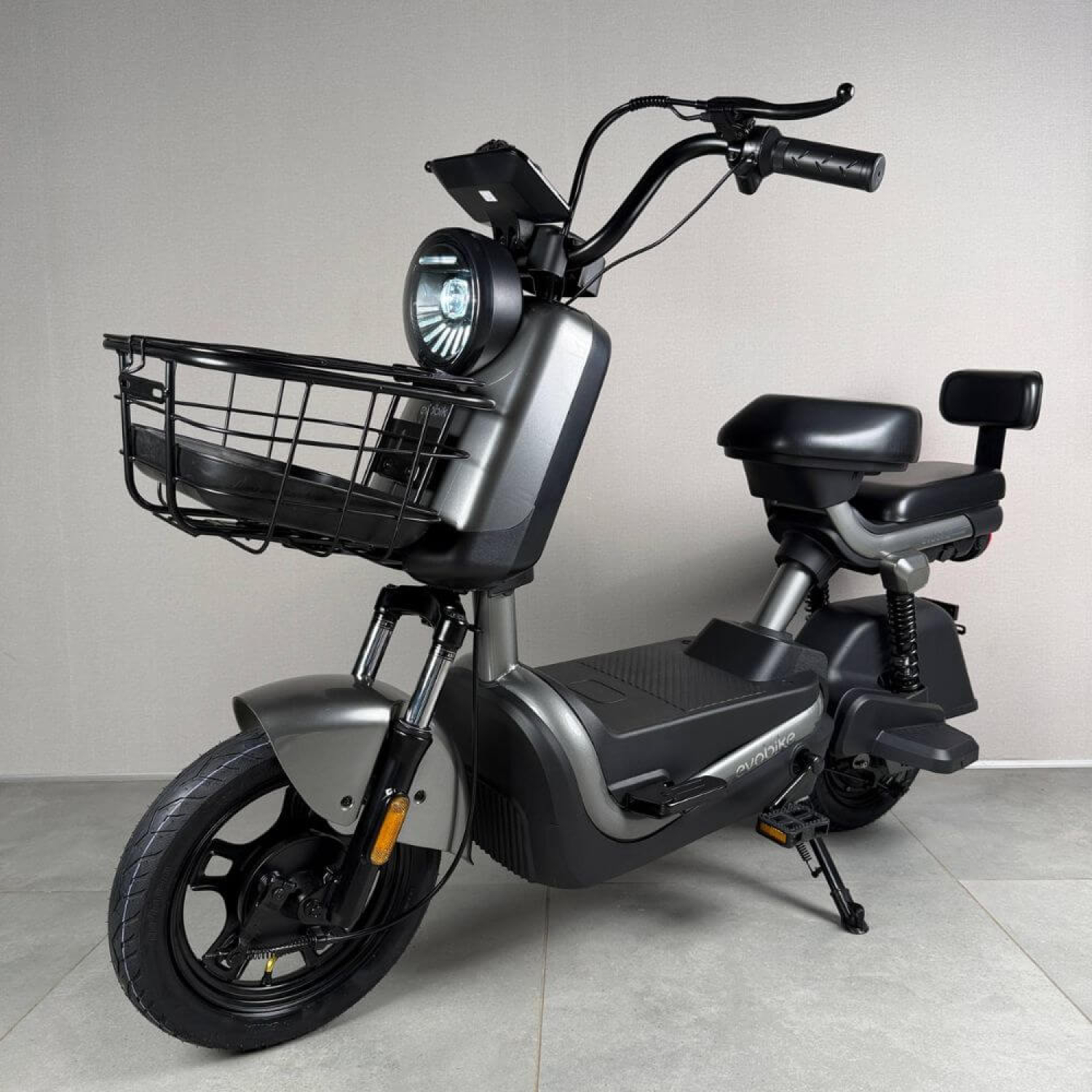 Электровелосипед EVOBIKE ATLAS серый графит графеновая батарея 20Ah, Фото 1