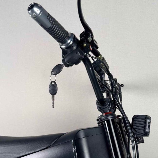 Електровелосипед KUGOO Wish 01 Max 2000W 52V 35Ah BLACK EDITION (електропітбайк, до 100 км, посилена рама), Фото 15