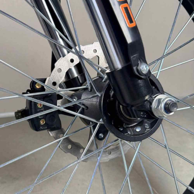 Електровелосипед KUGOO Wish 01 Max 2000W 52V 35Ah BLACK EDITION (електропітбайк, до 100 км, посилена рама), Фото 10