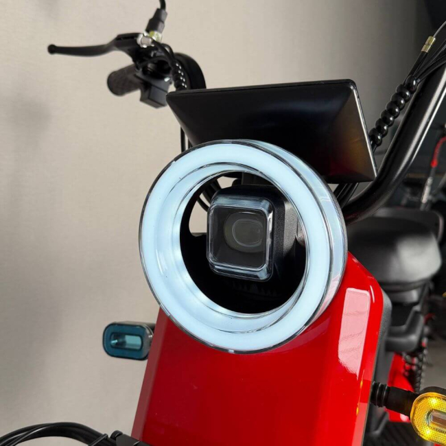 Електровелосипед EVOBIKE Nova S 500W 48V 12Ah Graphene 14” Red, Фото 4