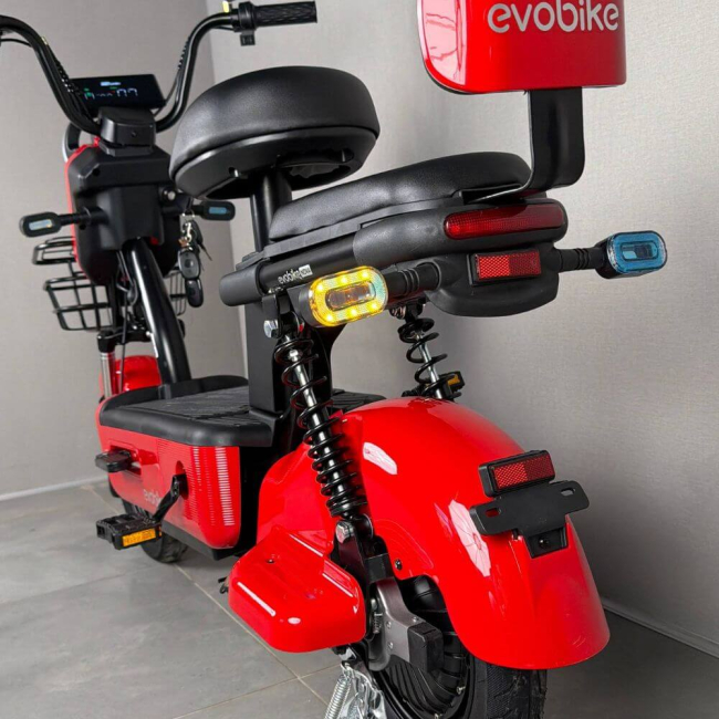 Електровелосипед EVOBIKE Nova S 500W 48V 12Ah Graphene 14” Red, Фото 8