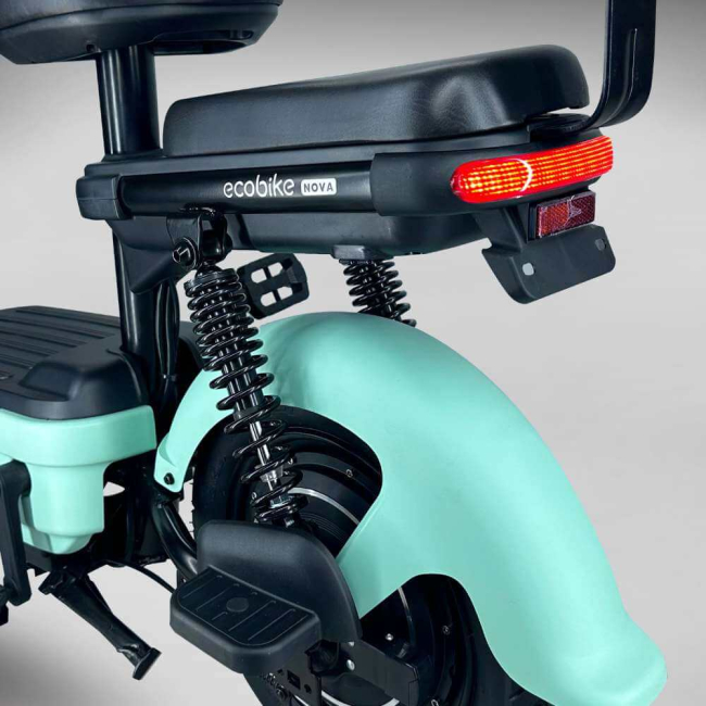 Електровелосипед EVOBIKE Nova Pro 2026 600W 48V 20Ah Бірюзовий | Графенова батарея | 40 км/год | 14", Фото 7