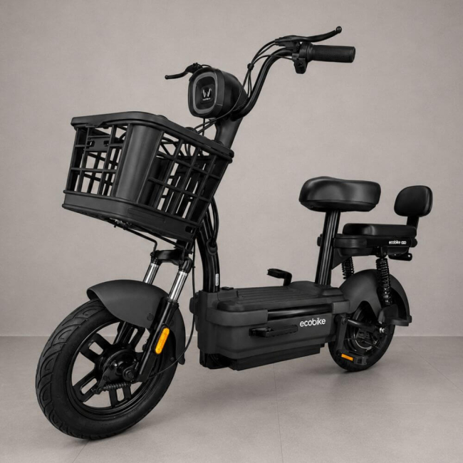 Електровелосипед EVOBIKE Nova Pro 2026 600W 48V 20Ah Бірюзовий | Графенова батарея | 40 км/год | 14", Фото 1