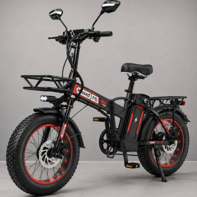 Електровелосипед для міста та подорожей MINAKO F10 MAX Red | Код 43812, Фото 1