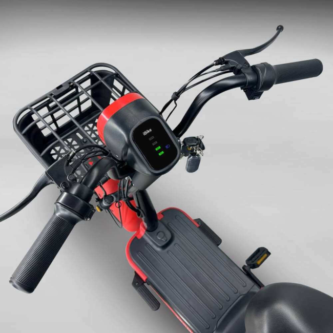 Електровелосипед EVOBIKE Nova Pro 2026 600W 48V 20Ah Графен Червоний | До 40 км/год | 14" | Гарантія 24 місяці, Фото 3