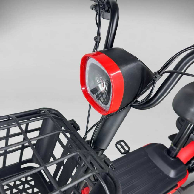 Електровелосипед EVOBIKE Nova Pro 2026 600W 48V 20Ah Графен Червоний | До 40 км/год | 14" | Гарантія 24 місяці, Фото 5