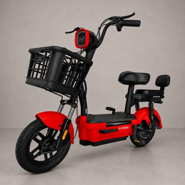 Електровелосипед EVOBIKE Nova Pro 2026 600W 48V 20Ah Графен Червоний | До 40 км/год | 14" | Гарантія 24 місяці, Фото 1
