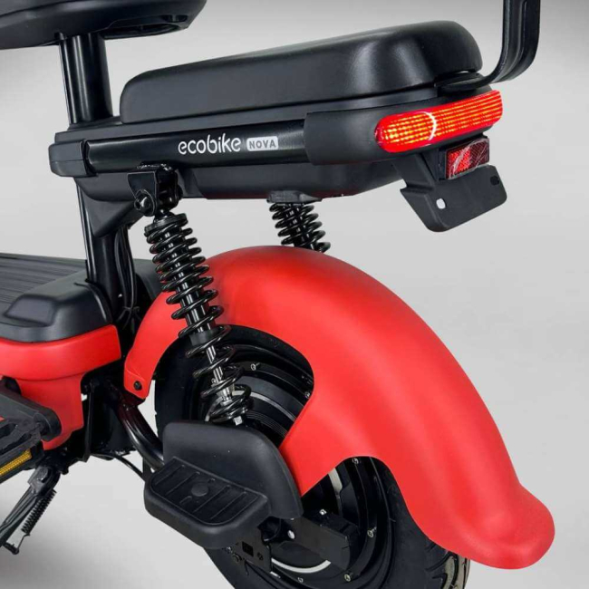 Електровелосипед EVOBIKE Nova Pro 2026 600W 48V 20Ah Графен Червоний | До 40 км/год | 14" | Гарантія 24 місяці, Фото 8