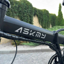 Електровелосипед складний фетбайк ASKMY U20 Max 48V 21Ah з додатковим сидінням, Фото 7