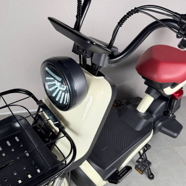 Електровелосипед EVOBIKE ATLAS 800W до 35 км/год Молочний | Арт. 76655, Фото 7
