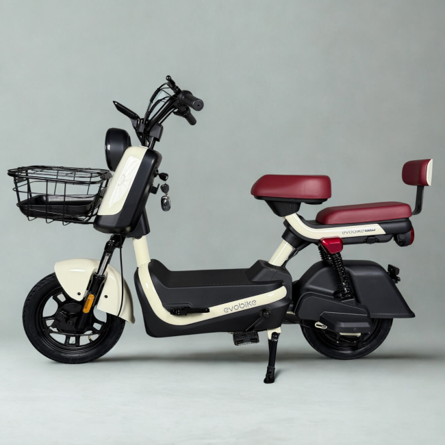 Електровелосипед EVOBIKE ATLAS 800W до 35 км/год Молочний | Арт. 76655, Фото 1