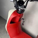 Електровелосипед EVOBIKE UNO 600W 48V 20Ah Graphene 14" Вишнево-кремовий| До 35 км/год | Двомісний | Гарантія 24 місяці, Фото 4
