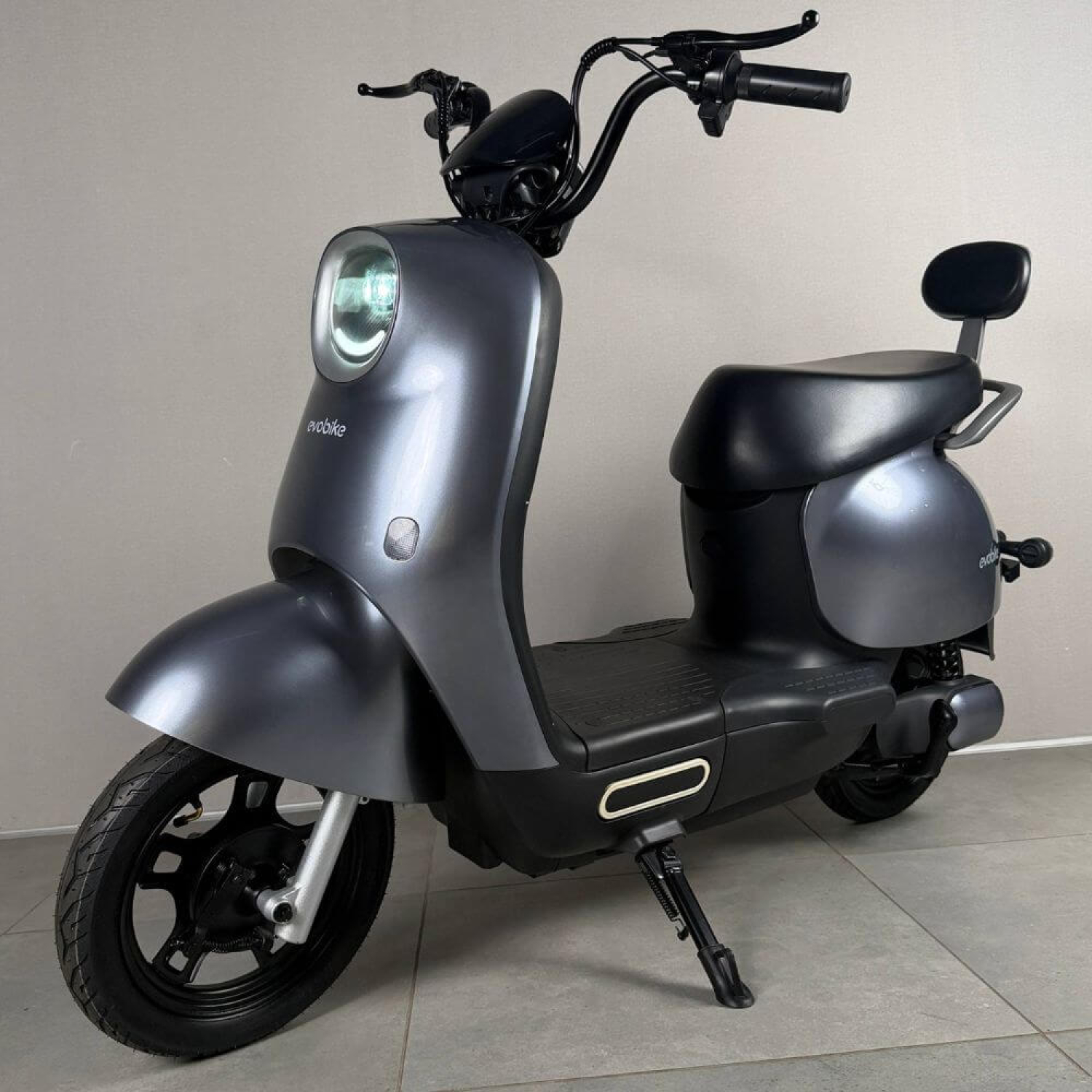 Электровелосипед EVOBIKE UNO 600W 48V 20Ah Graphene 14" Графитовый металлик | До 35 км/ч | Двухместный | Гарантия 24 месяца, Фото 1
