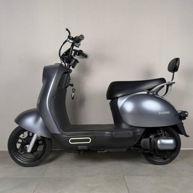Електровелосипед EVOBIKE UNO 600W 48V 20Ah Graphene 14" Графітовий металік | До 35 км/год | Двомісний | Гарантія 24 місяці, Фото 2