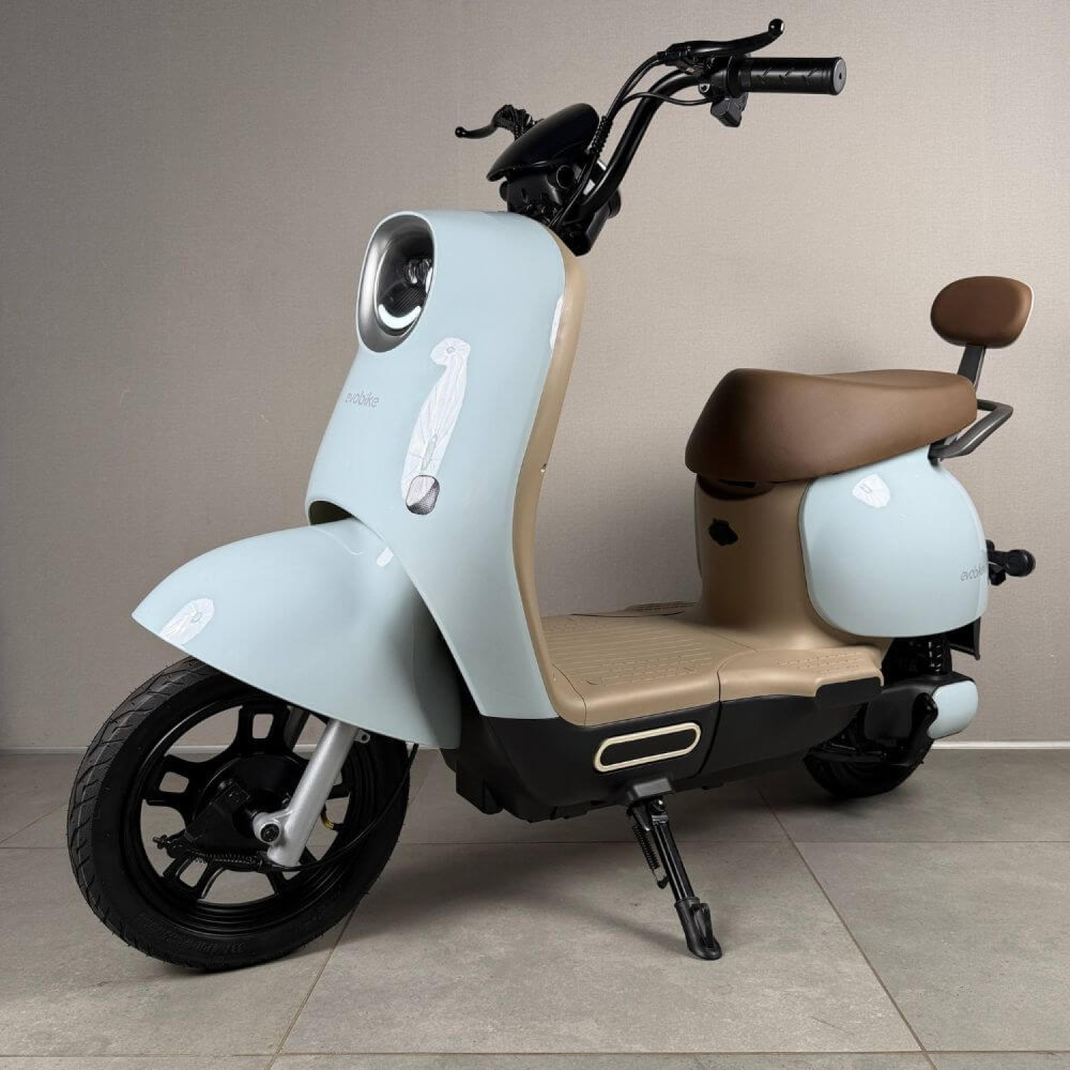 Электровелосипед EVOBIKE UNO 600W 48V 20Ah Graphene 14" Карамельно-голубой | До 35 км/ч | Двухместный | Гарантия 24 месяца, Фото 6