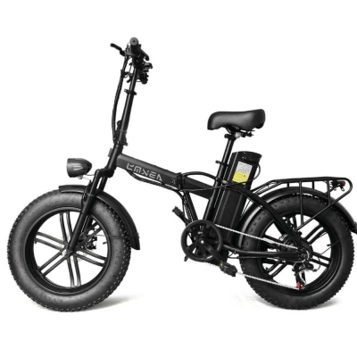 Электровелоспед складной ASKMY U20 Max 48V 21Ah с дополнительным сиденьем и корзиной фэтбайк