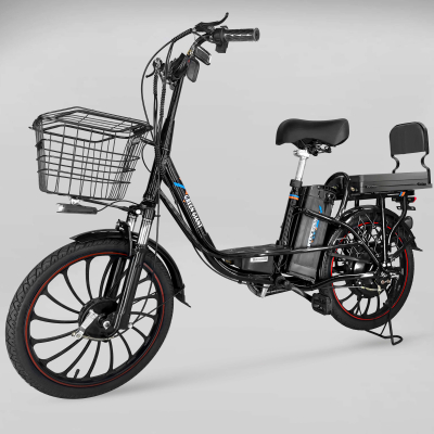 Электровелосипед GREEN GIANT U18 Eco 26Ah 48V С передним амортизатором Черный Модель 2025 года!