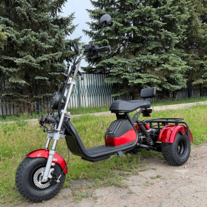 Електровелосипед CityCoco EVOBIKE Grizzly X3 2500W 48V 24Ah Червоний | До 40 км/год | Li-ion | Гарантія 24 місяці