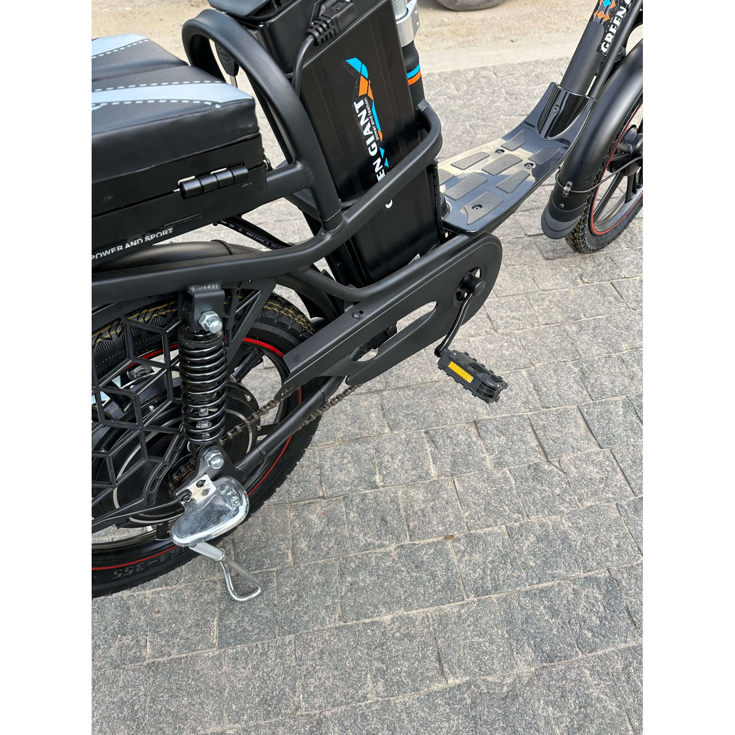 Электровелосипед GREEN GIANT U18 PRO 26Ah 60V Black с задним амортизатором модель 2025 года! , Фото 5