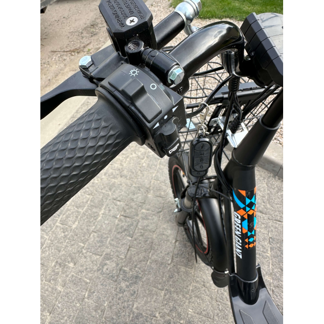 Електровелосипед GREEN GIANT U18 PRO 26Ah 60V Black з заднім амортизатором модель 2025 року!, Фото 15