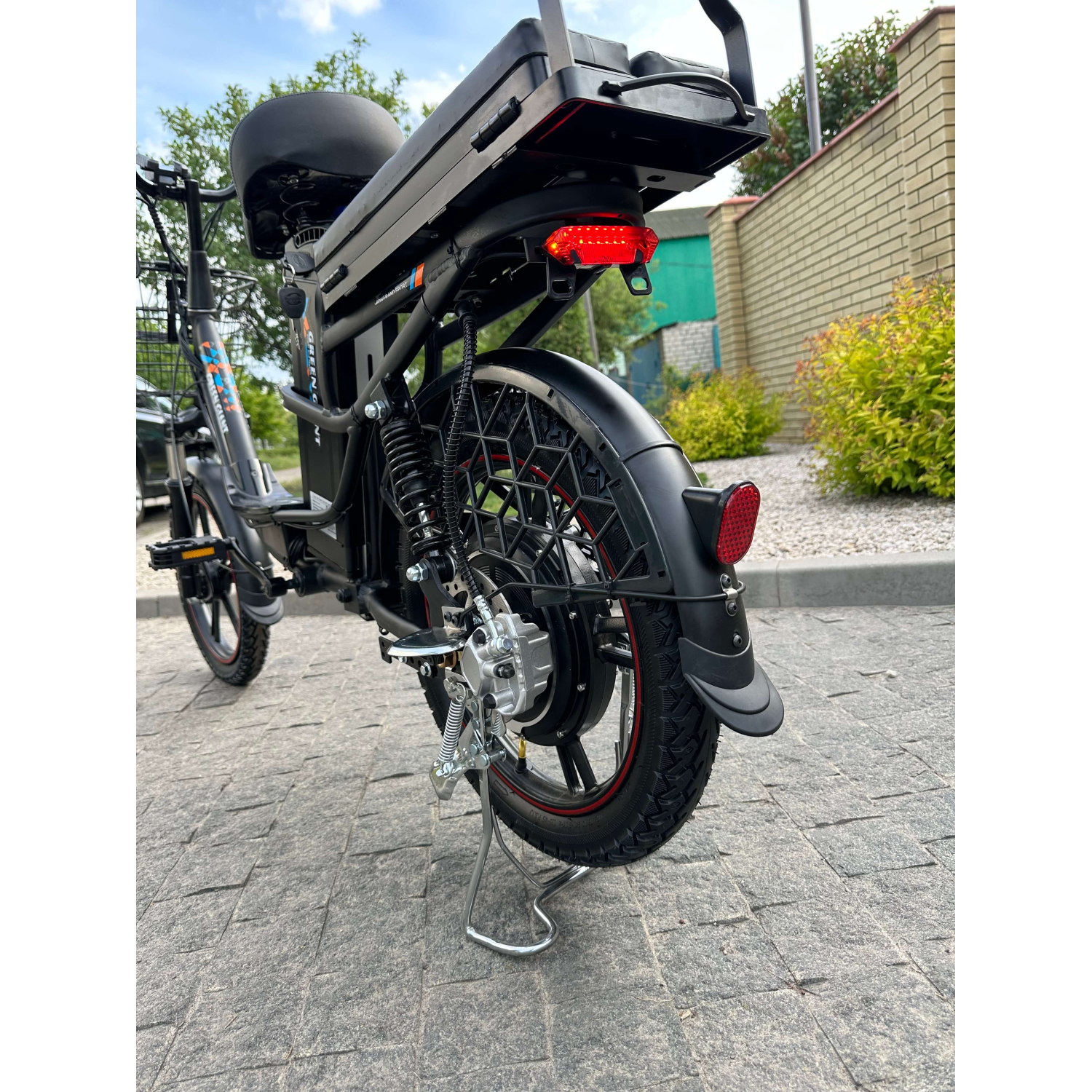 Электровелосипед GREEN GIANT U18 PRO 26Ah 60V Black с задним амортизатором модель 2025 года! , Фото 6