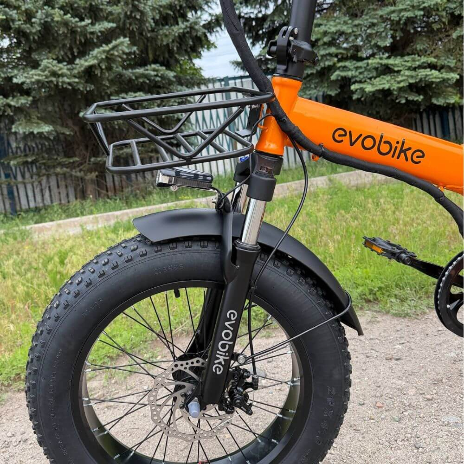 Электровелосипед EVOBIKE Storm V8 1000W 48V 15Ah/18Ah Оранжевый Складной Фэтбайк 20" (Модель 2026 года), Фото 8