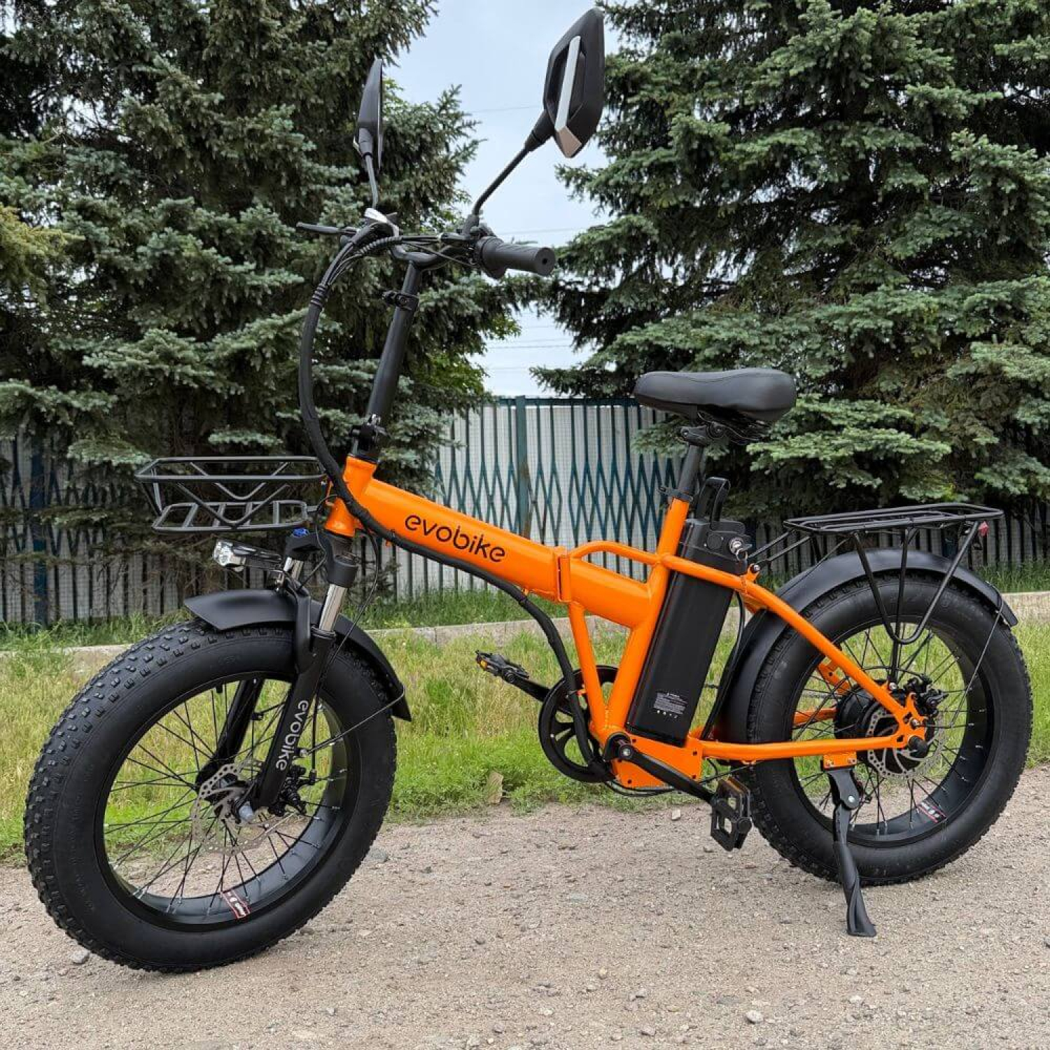 Электровелосипед EVOBIKE Storm V8 1000W 48V 15Ah/18Ah Оранжевый Складной Фэтбайк 20" (Модель 2026 года), Фото 7