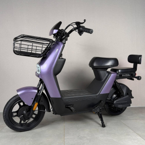Електровелосипед EVOBIKE YOTA 800W 48V 20Ah Graphene 14" Фіолетовий | До 35 км/год | Передній кошик | Гарантія 24 місяці