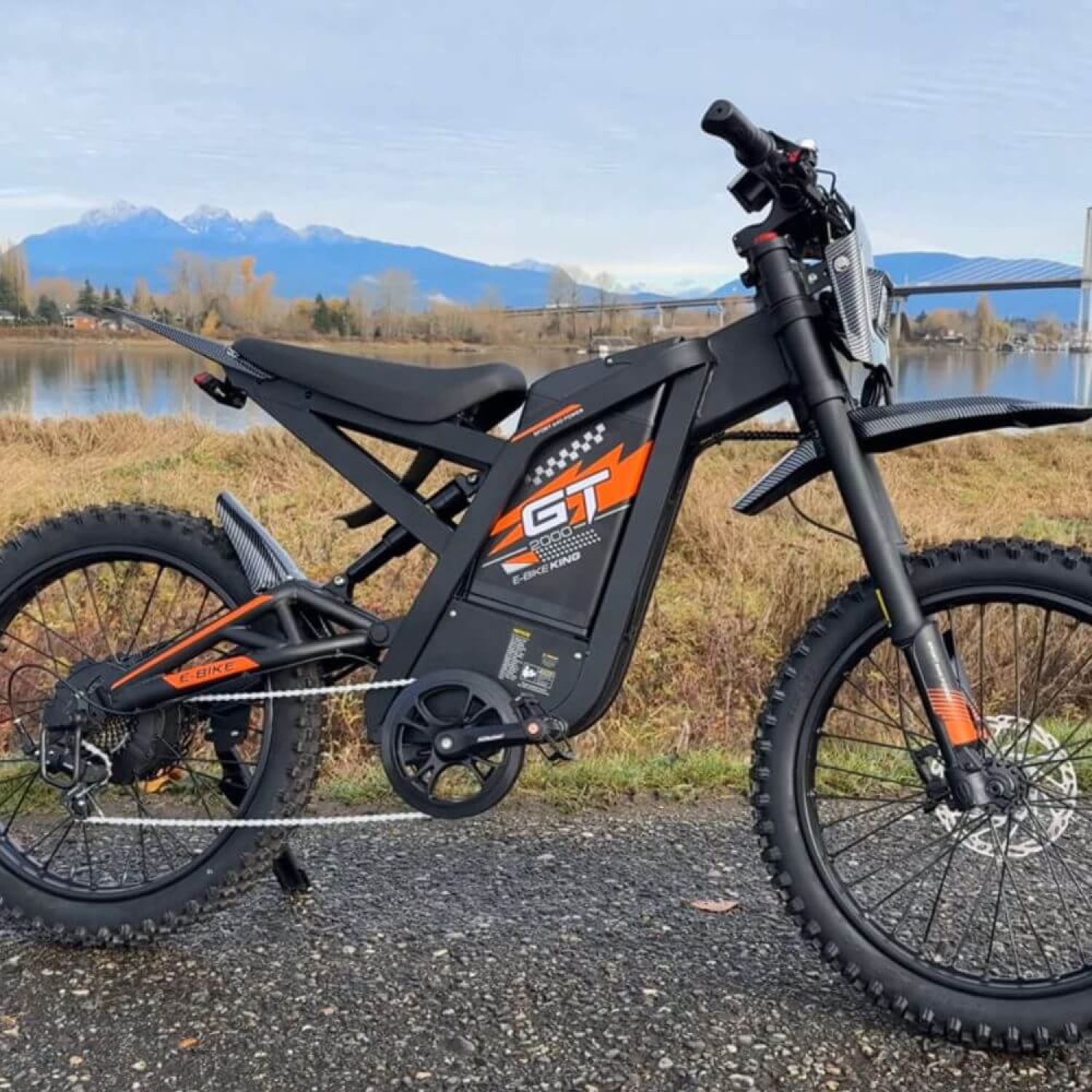 Электровелосипед OUXI GT2000 2000W 48V 30Ah Li-ion, 19", гидравлические тормоза, Фото 3