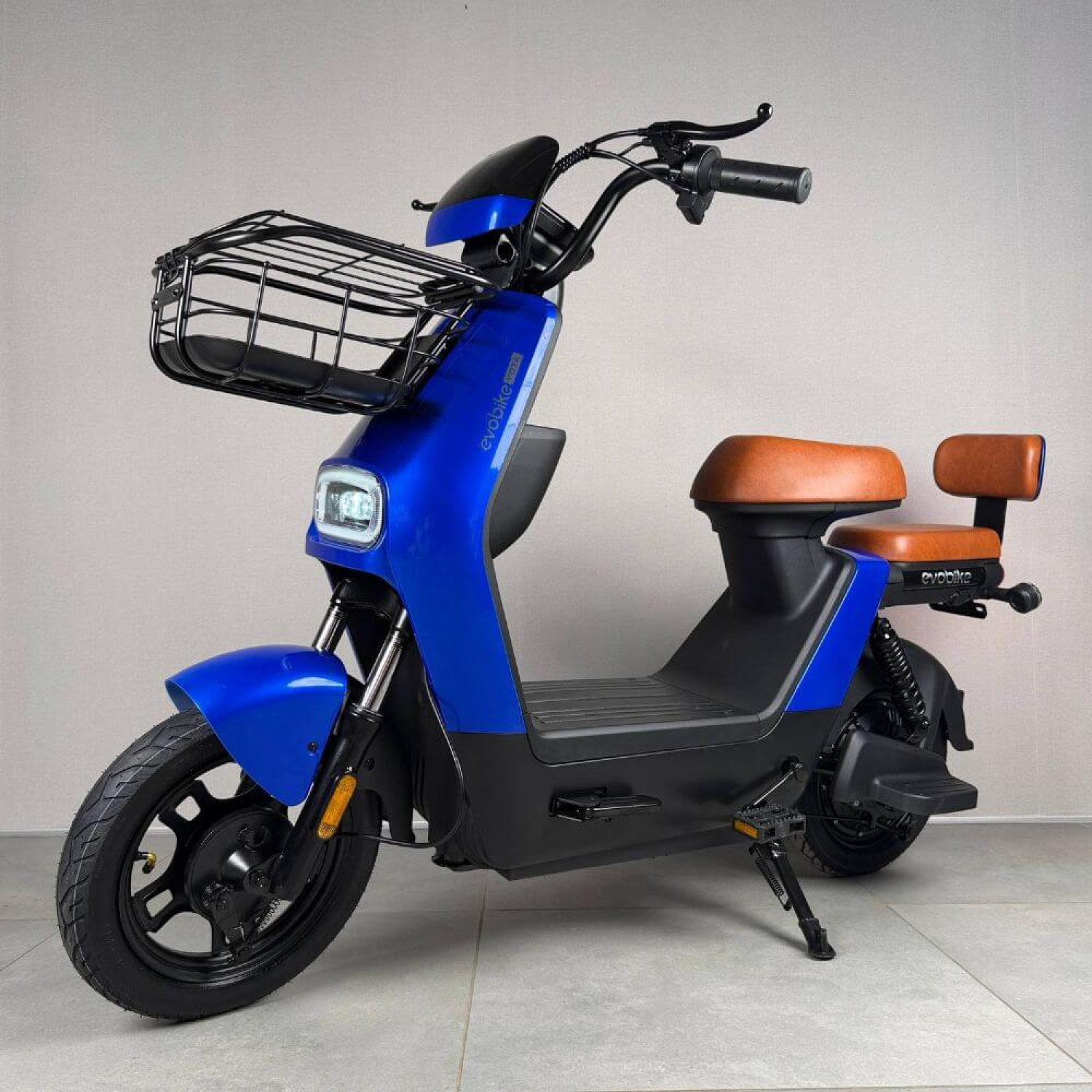 Электровелосипед EVOBIKE YOTA 800W 48V 20Ah Graphene 14" Небесно-голубой | До 35 км/ч | Передняя корзина | Гарантия 24 месяца, Фото 1