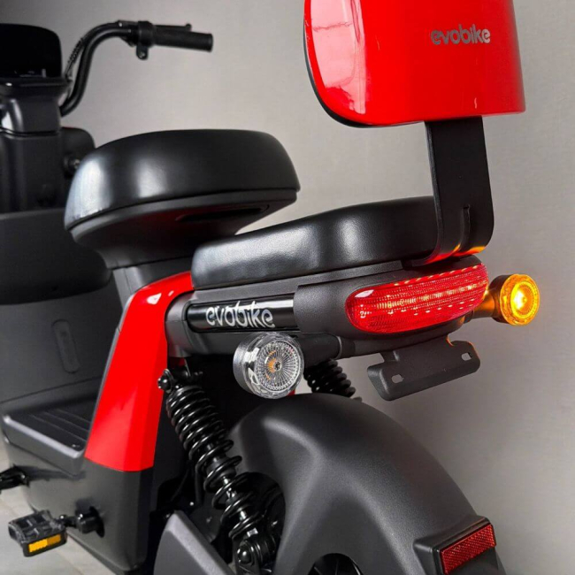Електровелосипед EVOBIKE YOTA 800W 48V 20Ah Graphene 14" Вогняно-червоний | До 35 км/год | Передній кошик | Гарантія 24 місяці, Фото 3