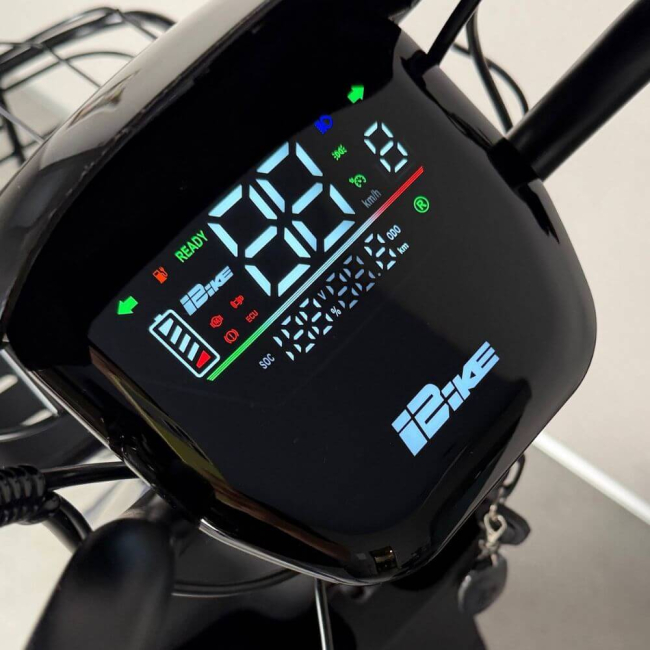Електровелосипед EVOBIKE YOTA 800W 48V 20Ah Graphene 14" Графітово-сірий | До 35 км/год | Передній кошик | Гарантія 24 місяці, Фото 4