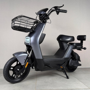 Электровелосипед EVOBIKE YOTA 800W 48V 20Ah Graphene 14" Графитово-серый | До 35 км/ч | Передняя корзина | Гарантия 24 месяца