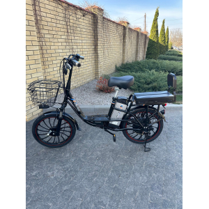Электровелосипед GREEN GIANT U18 Eco 18Ah 48V С передним амортизатором Черный Модель 2025 года!