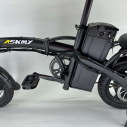 Електровелосипед складаний ASKMY U14 48V 18Ah з додатковим сидінням та кошиком (до 25 км/год), Фото 3