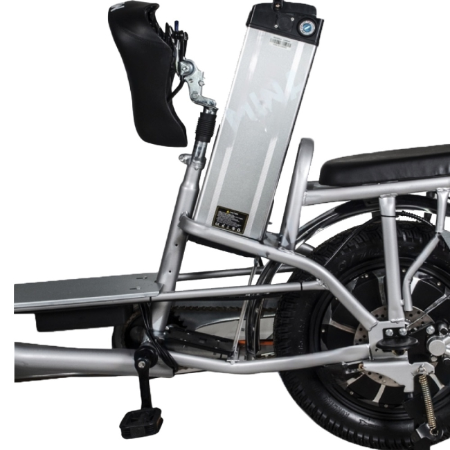 Електровелосипед MINAKO Monster 60V 20Ah 500W Chrome (модель 2023 року) колесо 18'' (до 25 км/год), Фото 3
