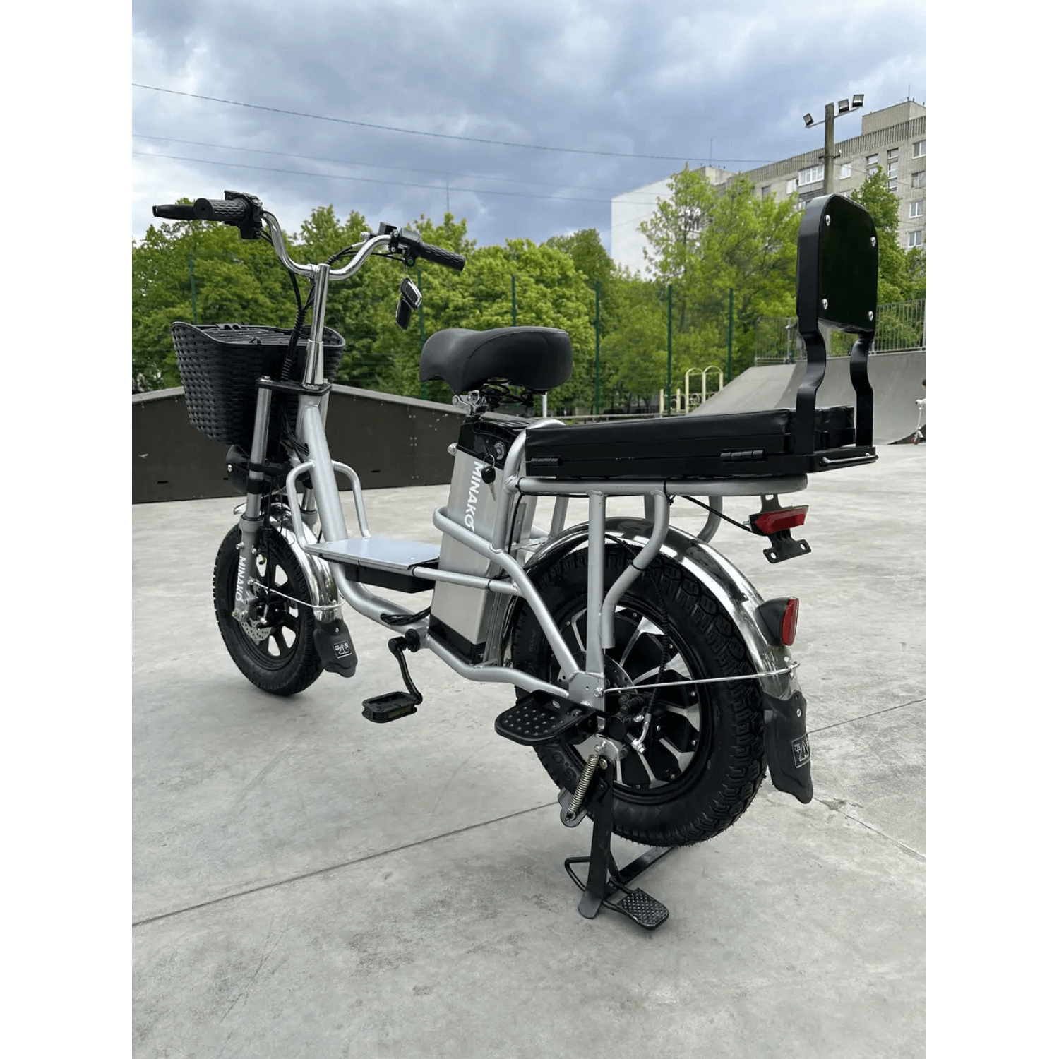 Электровелосипед MINAKO Monster PRO версия 60V 20Ah Chrome (модель 2023 року) колесо 18'', Фото 5