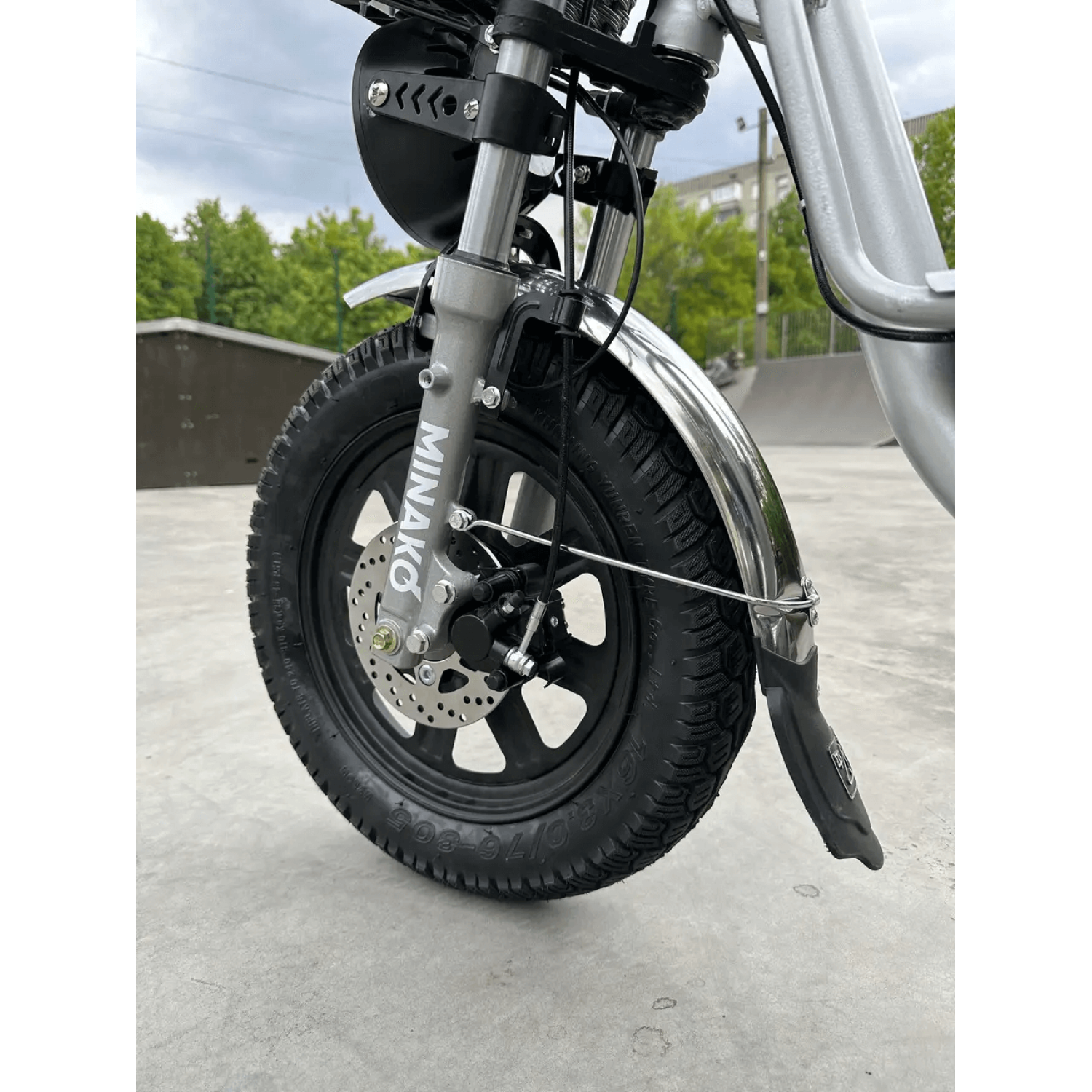 Электровелосипед MINAKO Monster PRO версия 60V 20Ah Chrome (модель 2023 року) колесо 18'', Фото 7