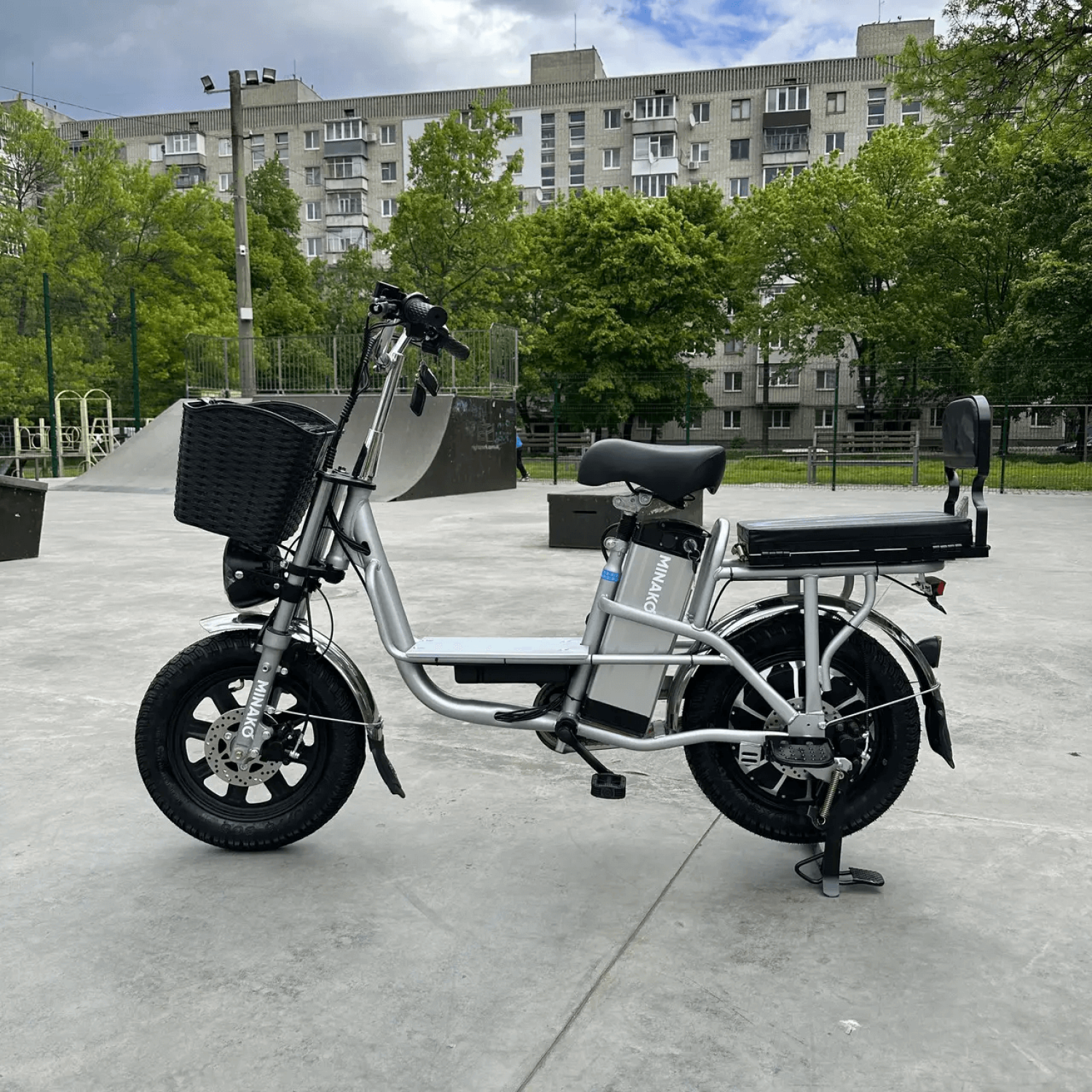 Электровелосипед MINAKO Monster PRO версия 60V 20Ah Chrome (модель 2023 року) колесо 18'', Фото 1