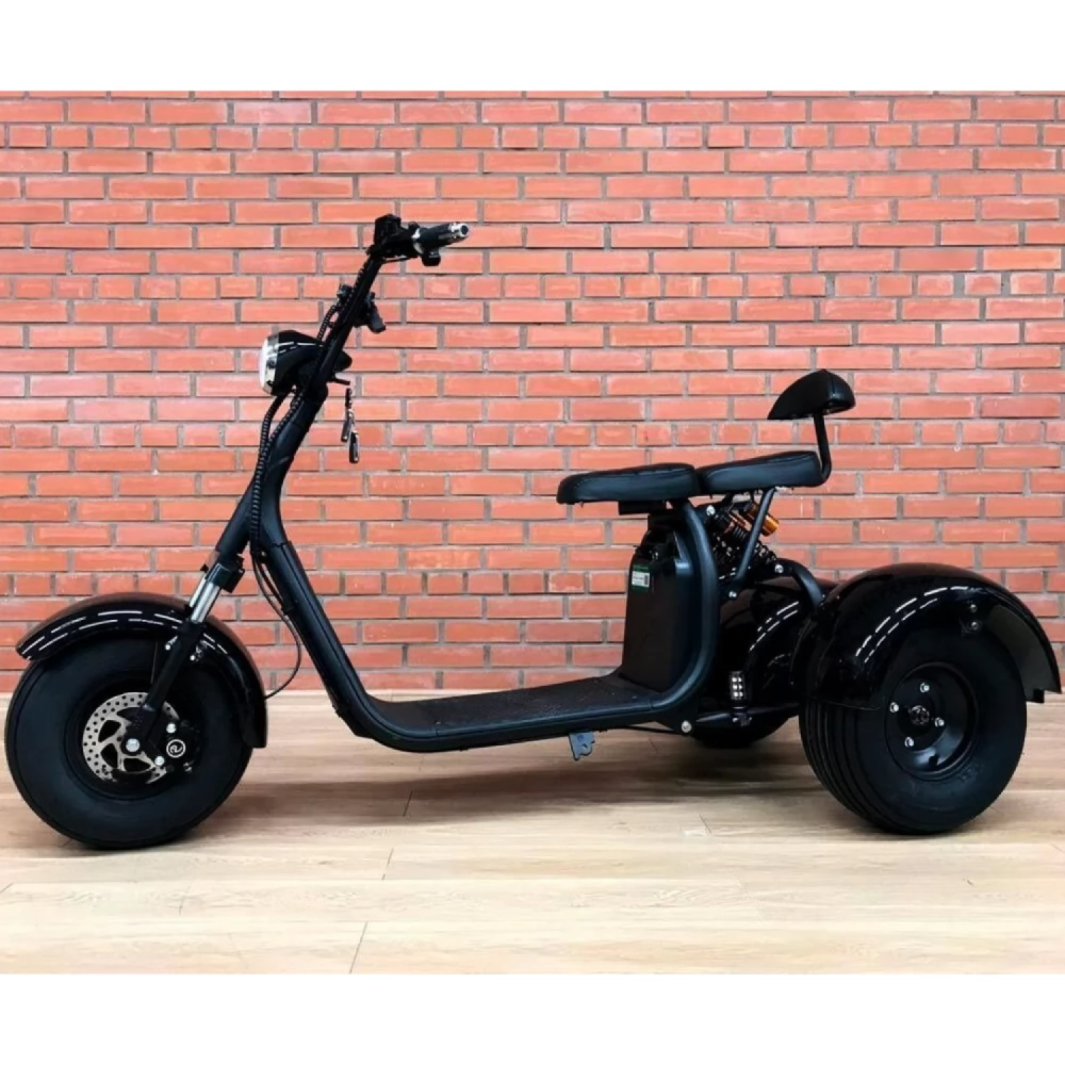 Электроскутер СITYCOCO Трехколесный 20АH trike с корзиной и грузовым багажником , Фото 3