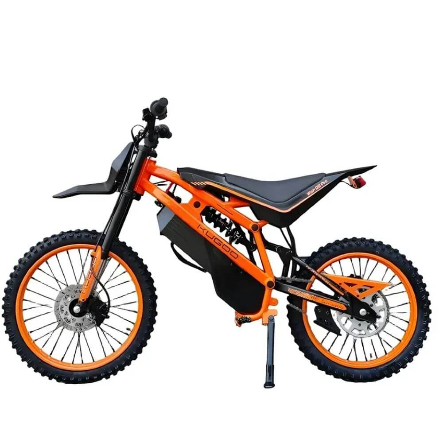 Електровелосипед KUGOO Wish 02 Pro 2026 2500W 60V 27Ah Li-ion Off-Road | Колеса 19"/17" | До 70 км/ч | Оранжевый | Гарантия 2 года, Фото 3
