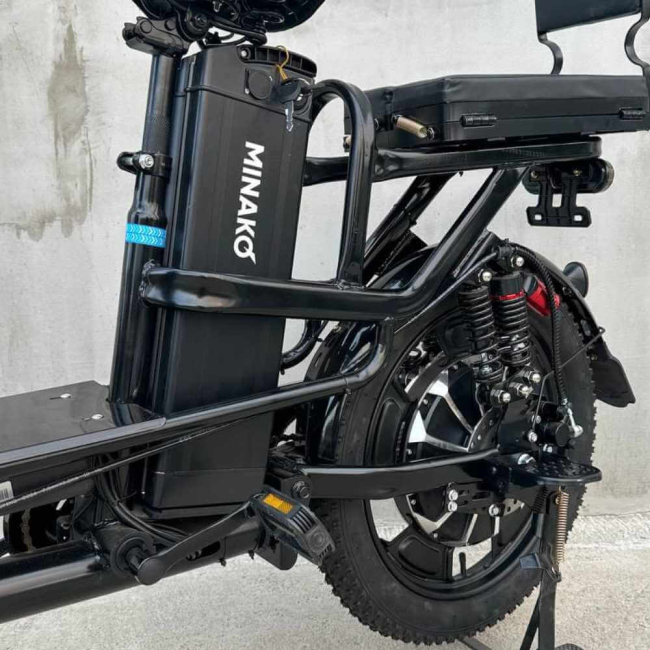 Електровелосипед MINAKO Monster PRO 20 дюймів МОДЕЛЬ 2026 РОКУ 60V 26Ah Black, Фото 9