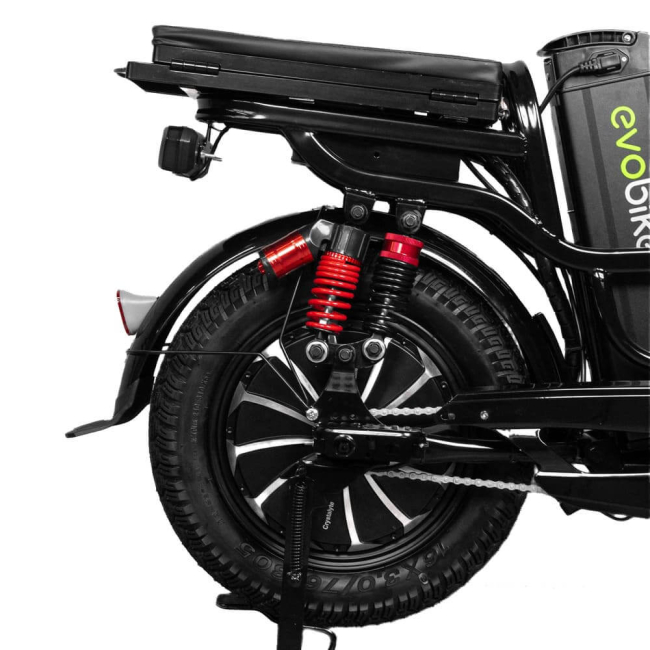 Електровелосипед Evo Bike Monster PRO 2026 1200W 60V | Li-ion 26Ah / 30Ah | 16×3 | Пасажирське сидіння, Фото 14