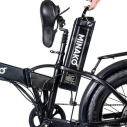 Електровелосипед MINAKO F10 складний 1200W 48V 21Ah фетбайк 20×4", Фото 3