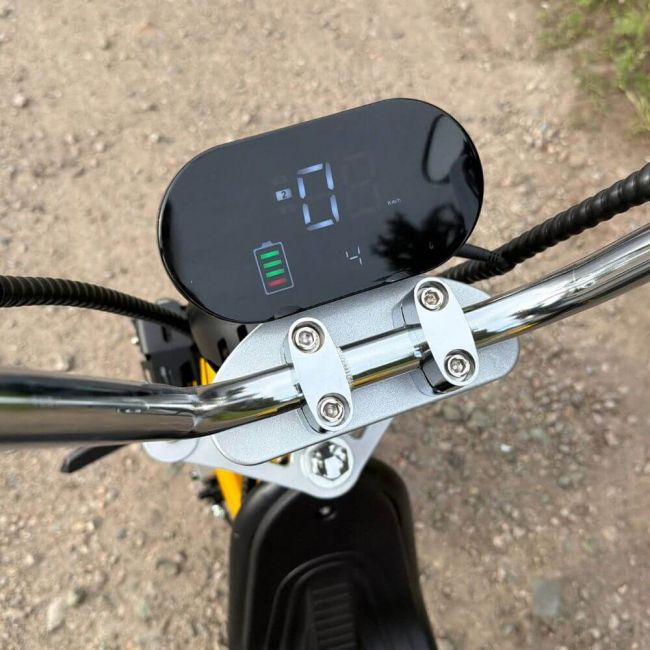 Електровелосипед CityCoco EVOBIKE Grizzly X3 2500W 48V 24Ah Жовтий | До 40 км/год | Li-ion | Гарантія 24 місяці, Фото 8