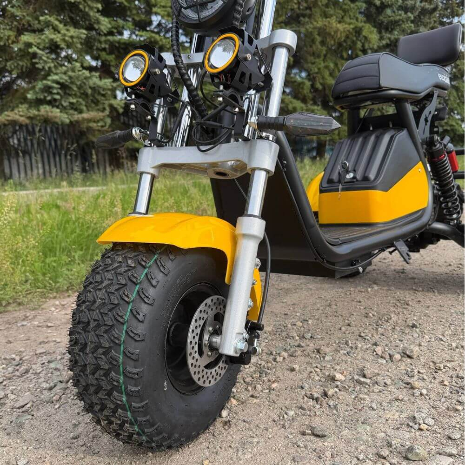 Электровелосипед CityCoco EVOBIKE Grizzly X3 2500W 48V 24Ah Жёлтый | До 40 км/ч | Li-ion | Гарантия 24 месяца, Фото 5