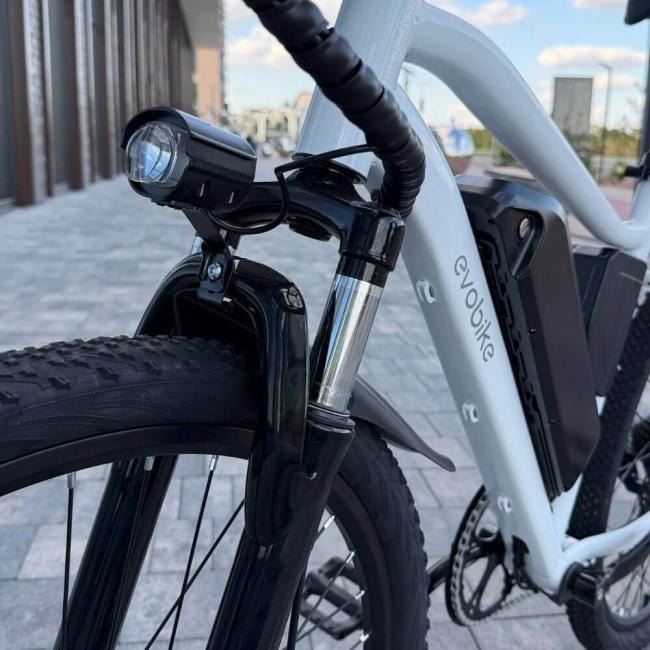 Електровелосипед EVOBIKE Vivo N2 PRO 800W 36V 18Ah білий, Фото 10