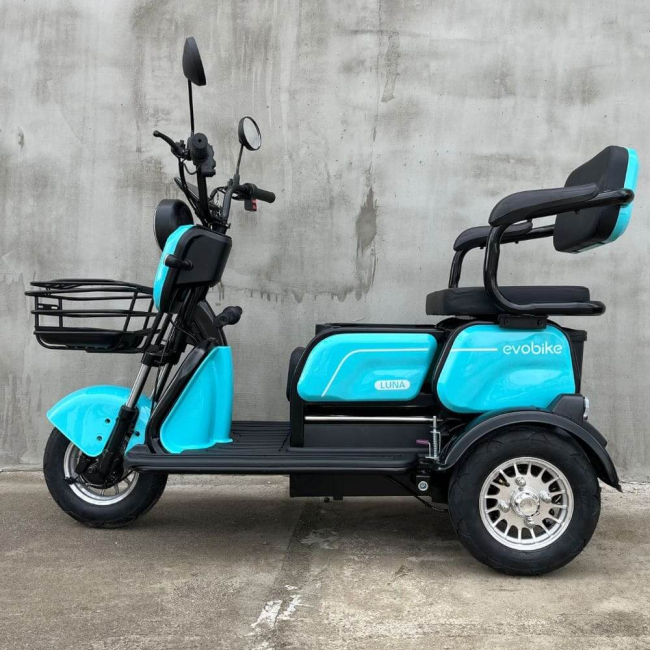 Електровелосипед триколісний EVOBIKE Luna TRIO | 60V Li-ion 23Ah 1200W, Фото 4